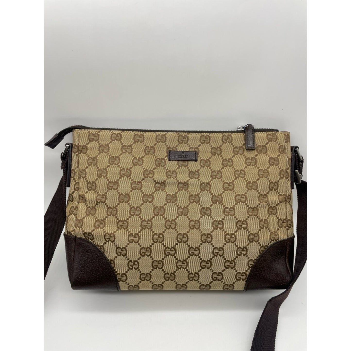 Gucci Canvas Sling/Crossbody Bag