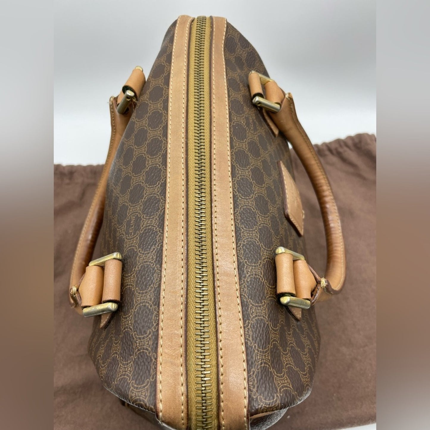 SOLD! Celine Macadam Boston Bag