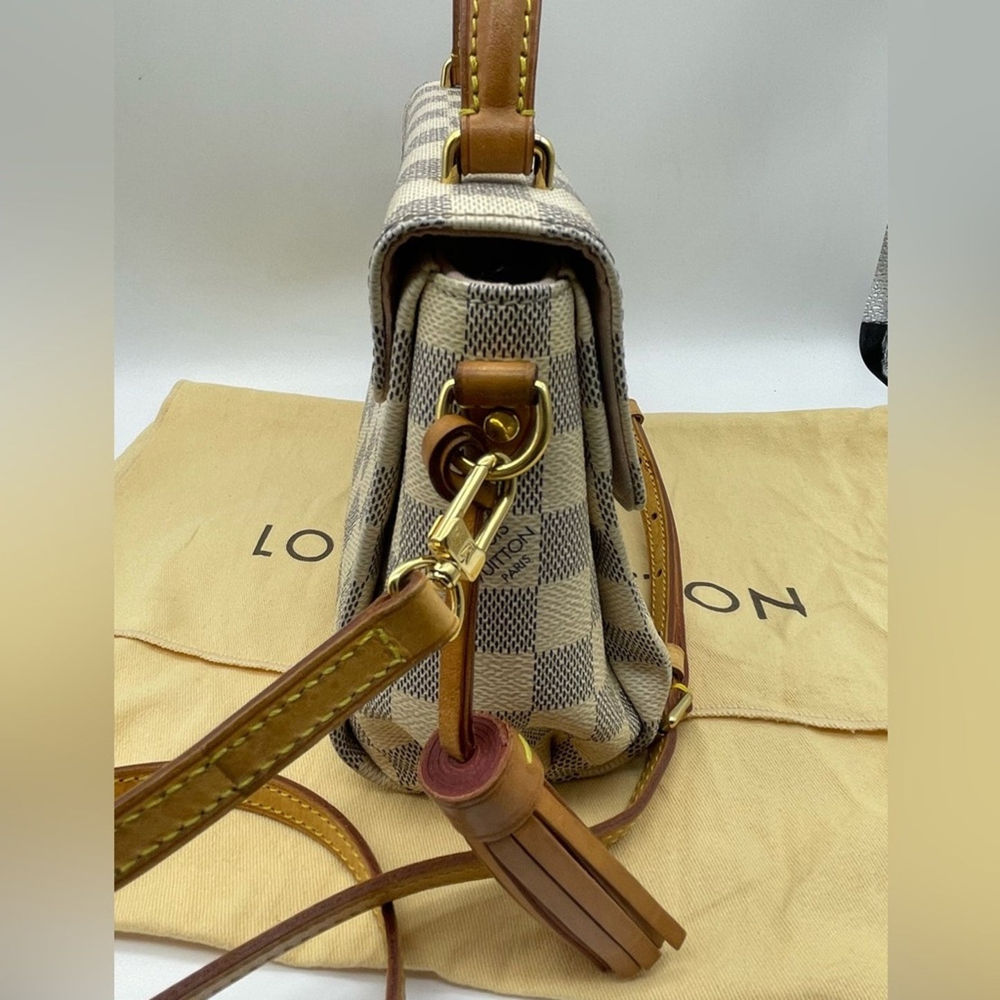 Louis Vuitton Damier Azur Croisette Two Way Bag