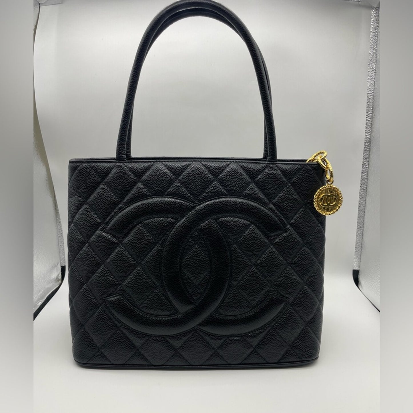 Chanel Medallion Caviar Bag