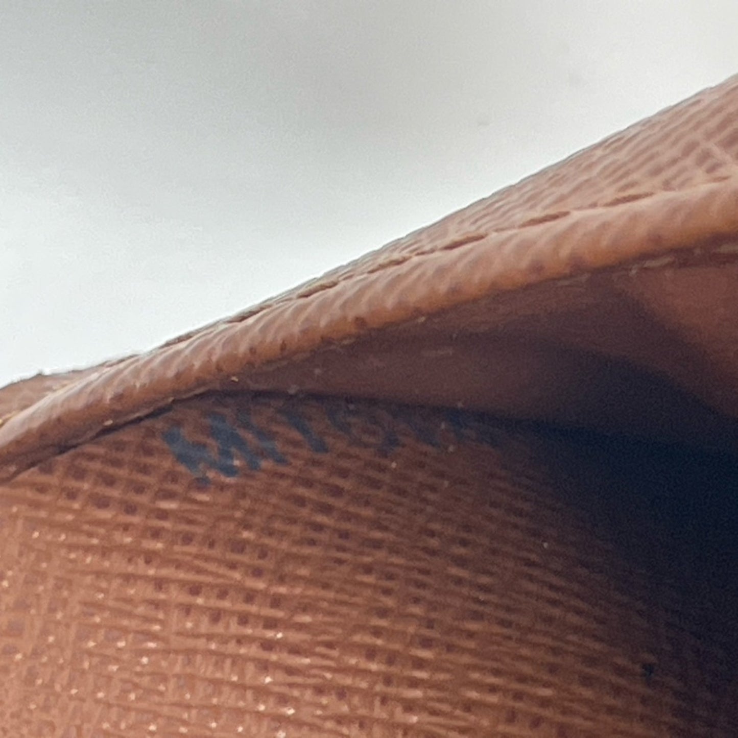 Louis Vuitton Brown Monogram Passport Holder Wallet