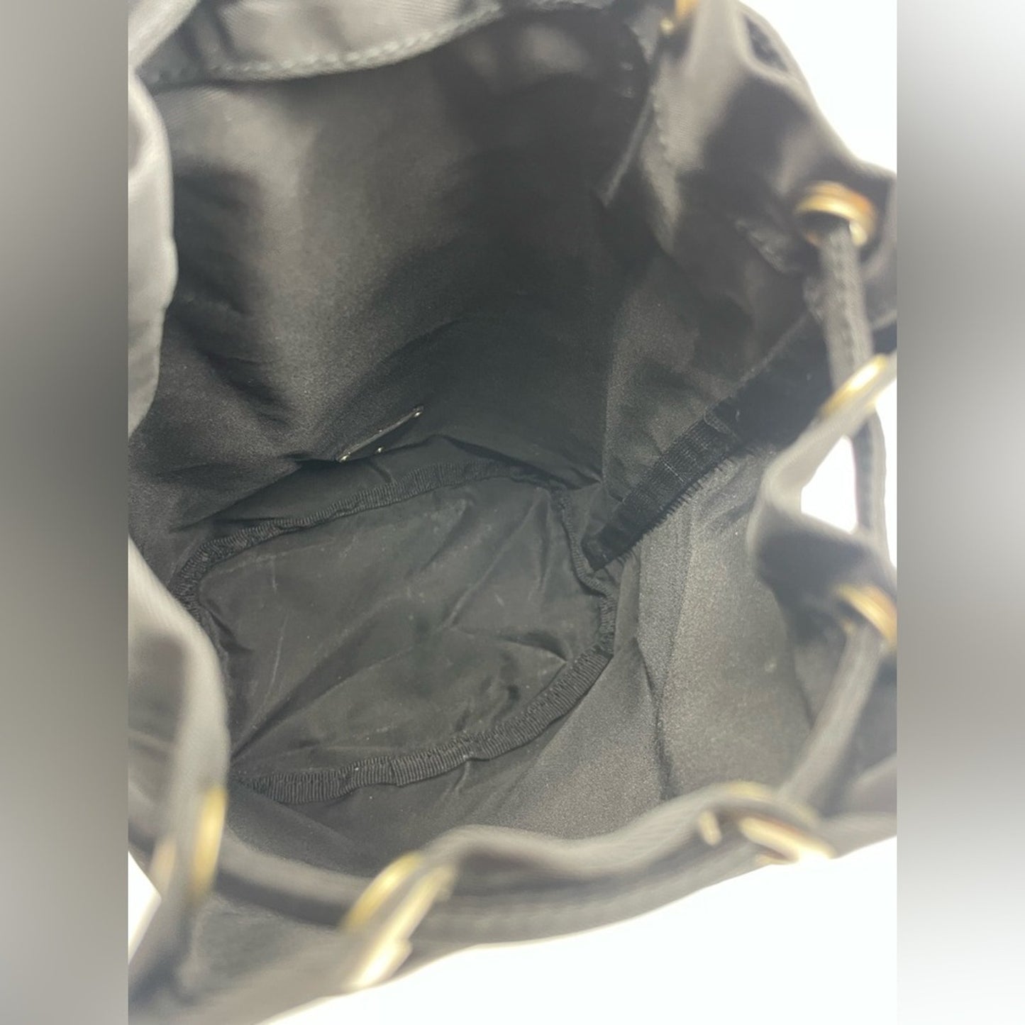 SOLD! Prada Nylon Drawstring Bucket Pouch