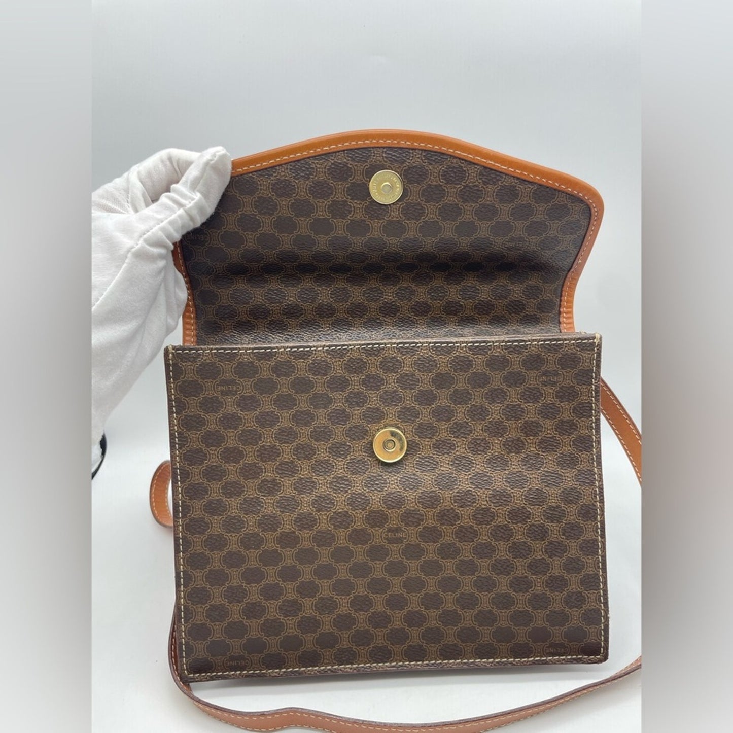 SOLD! Celine Macadam Two Way Bag