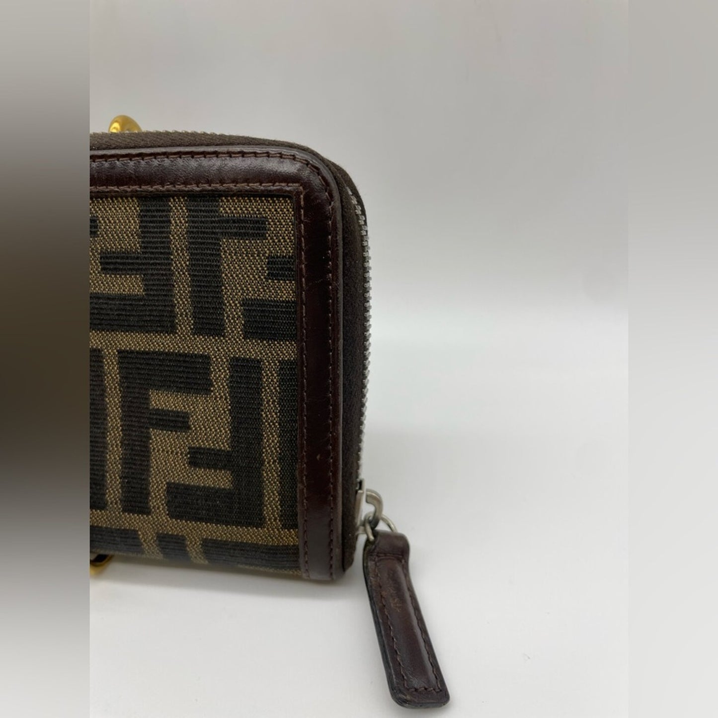 Fendi Zucca Zippy Wallet