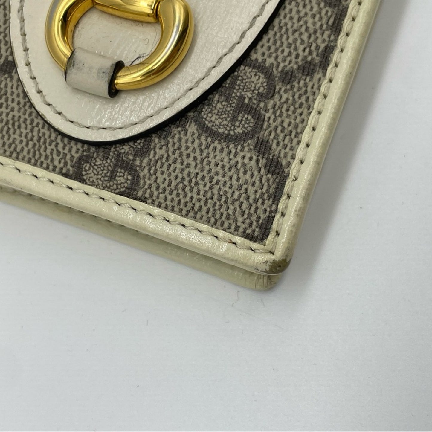 Gucci Horsebit PVC Leather Bifold Wallet