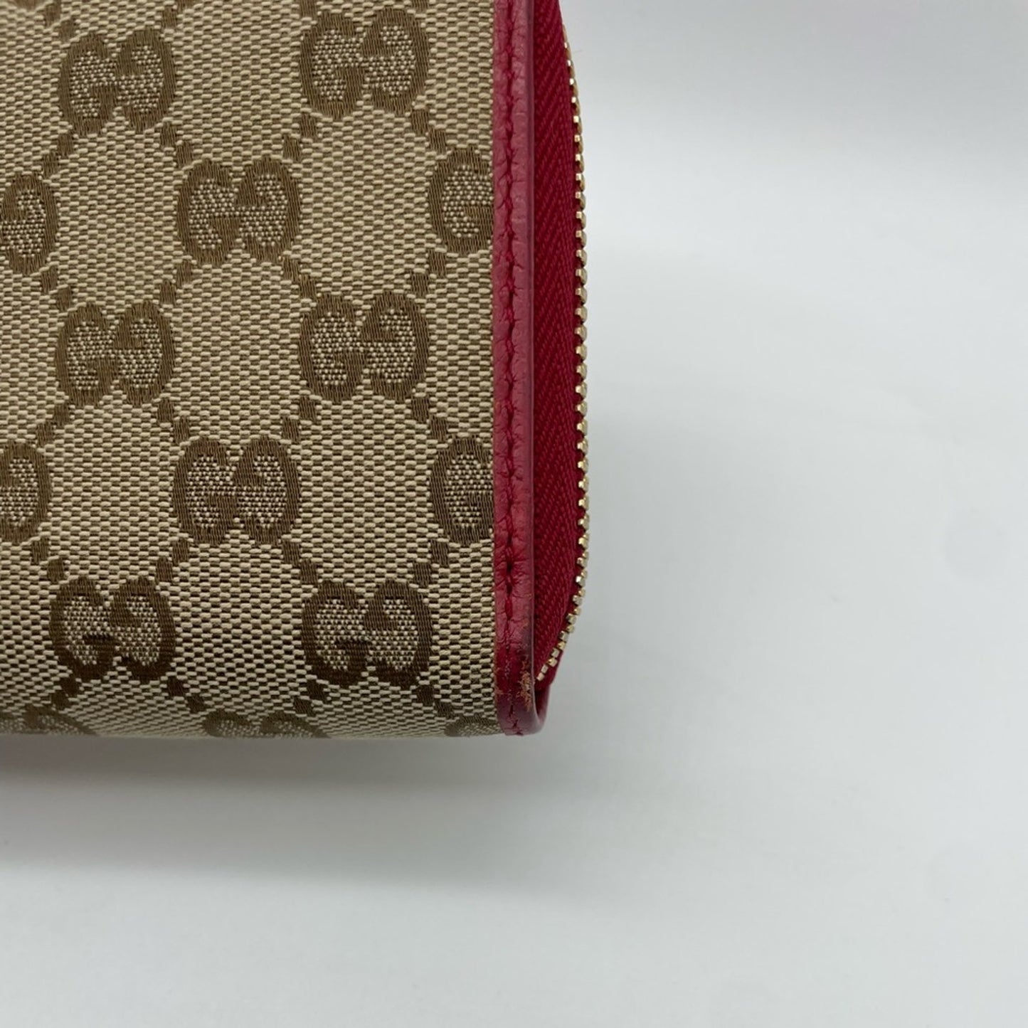 SOLD! Gucci Canvas Long Zippy Wallet