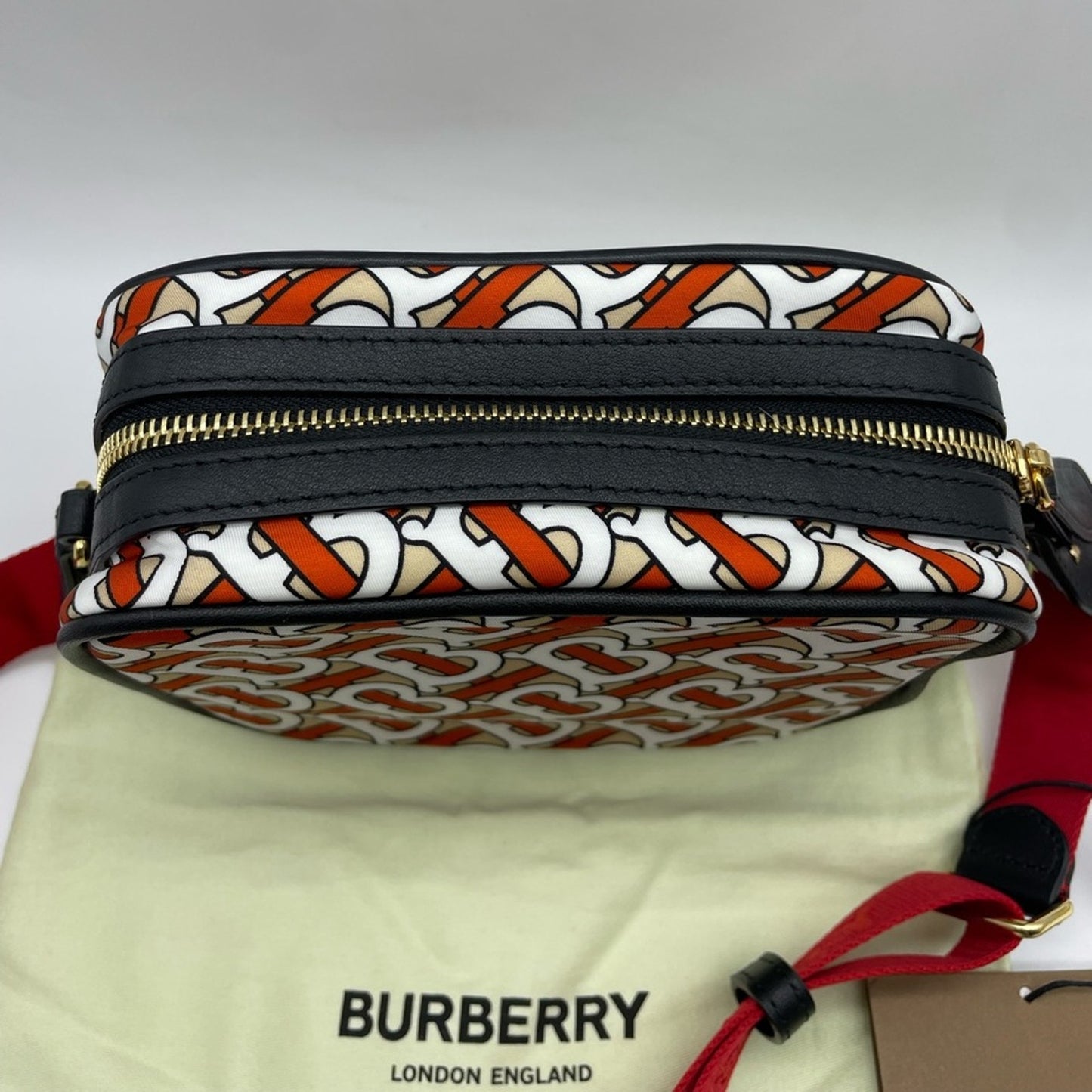 Burberry Camera Print Sling/Crossbody Bag