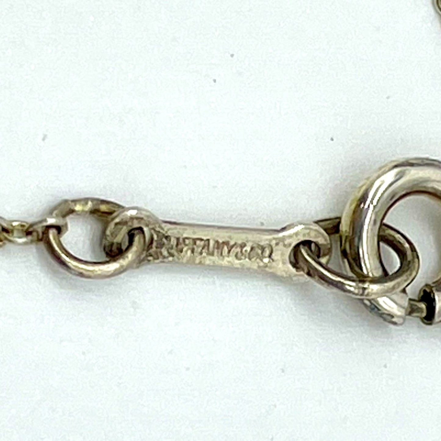 SOLD! Tiffany and Co Bean Silver 925 Necklace