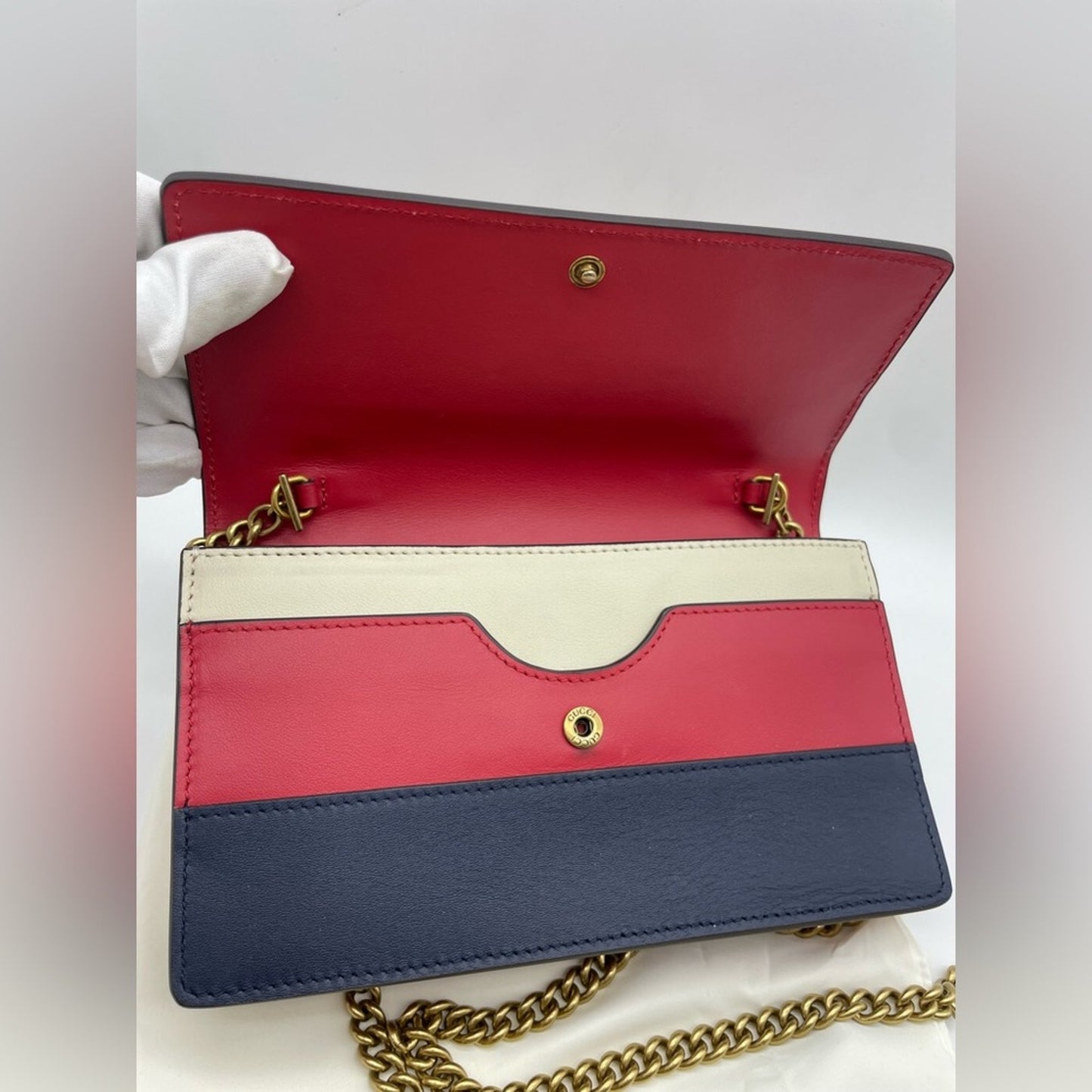 Gucci Bee Wallet/Clutch on Chain