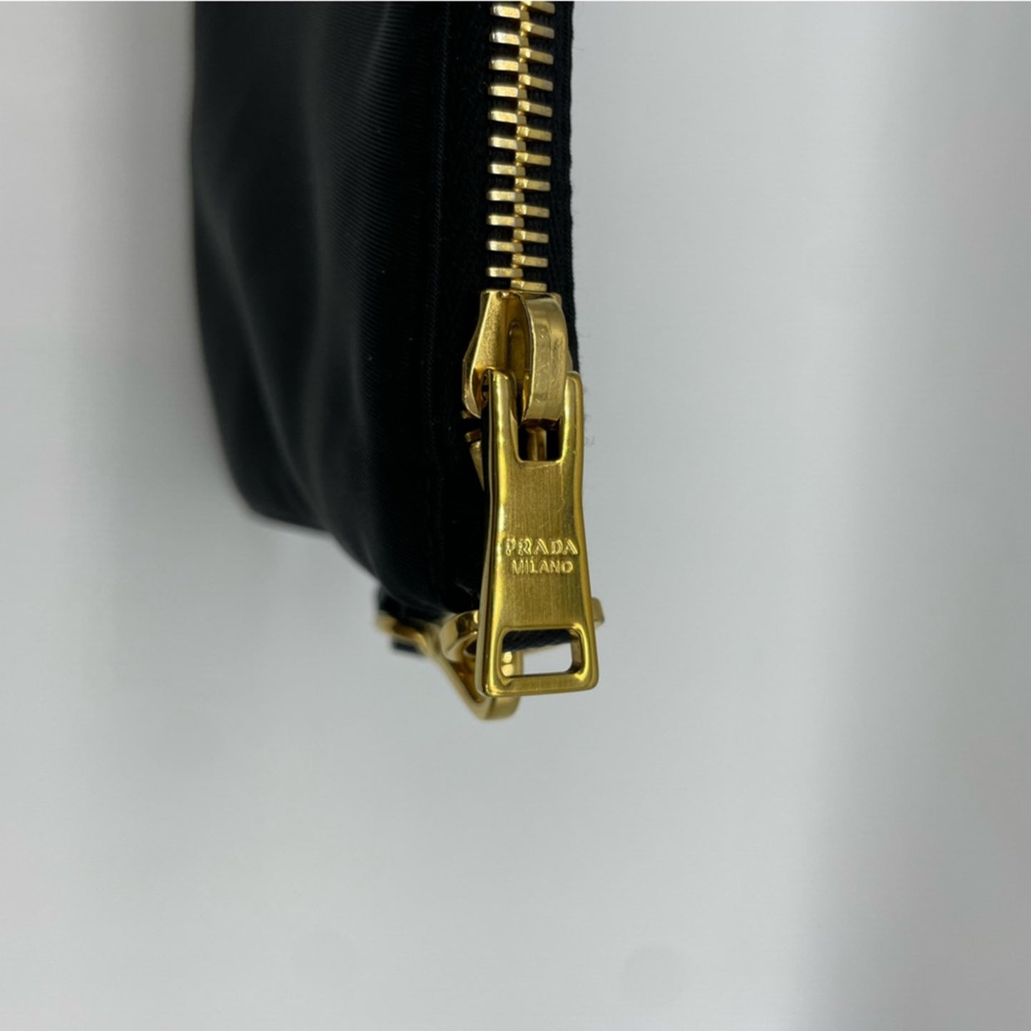 Prada Nylon Pochette Hand Bag