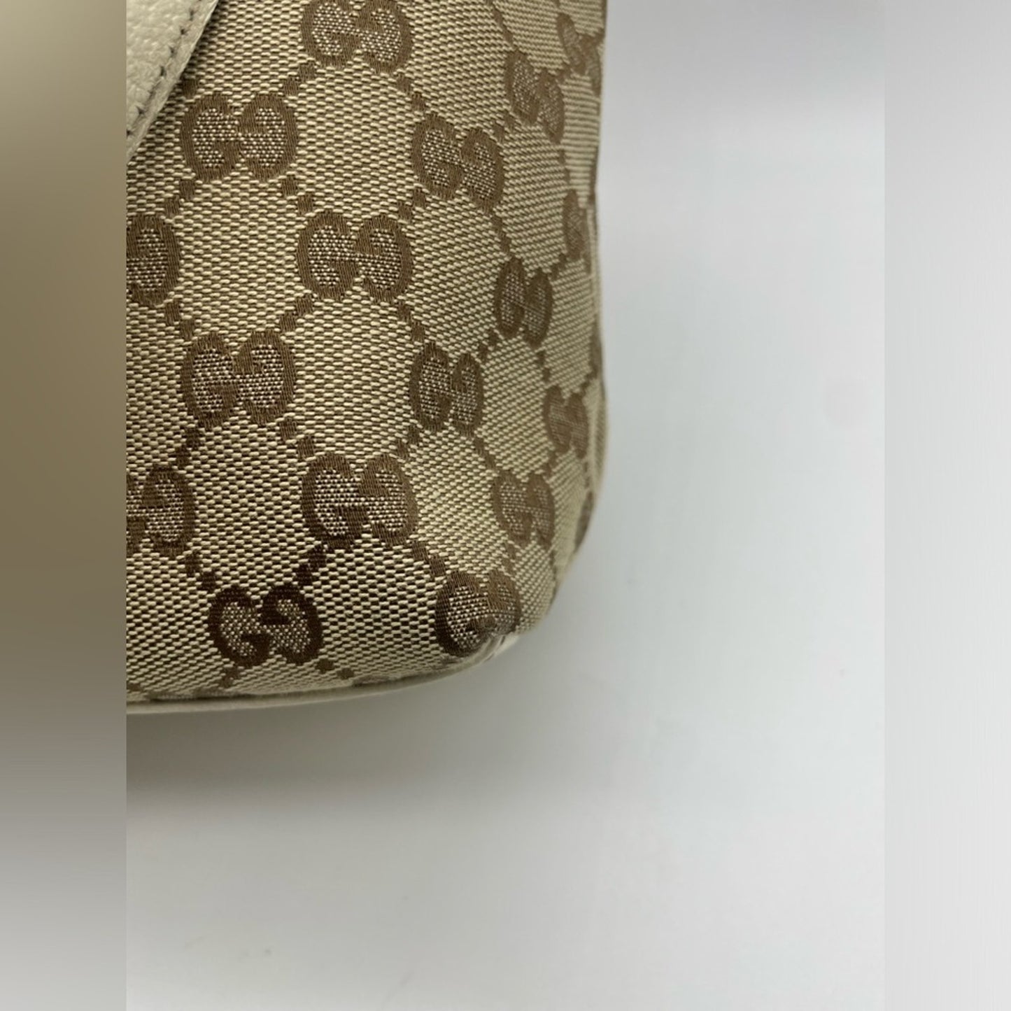 SOLD! Gucci Canvas Bucket Bag