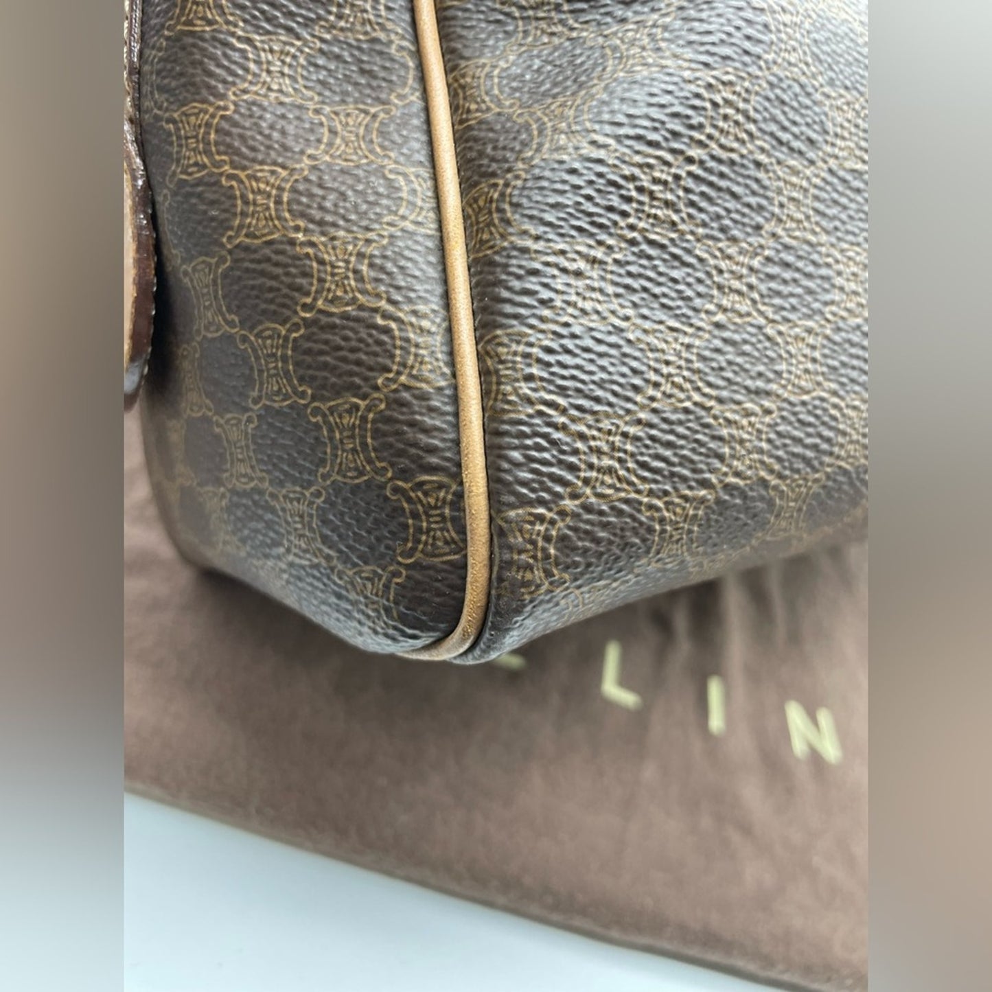 SOLD! Celine Macadam Boston Bag