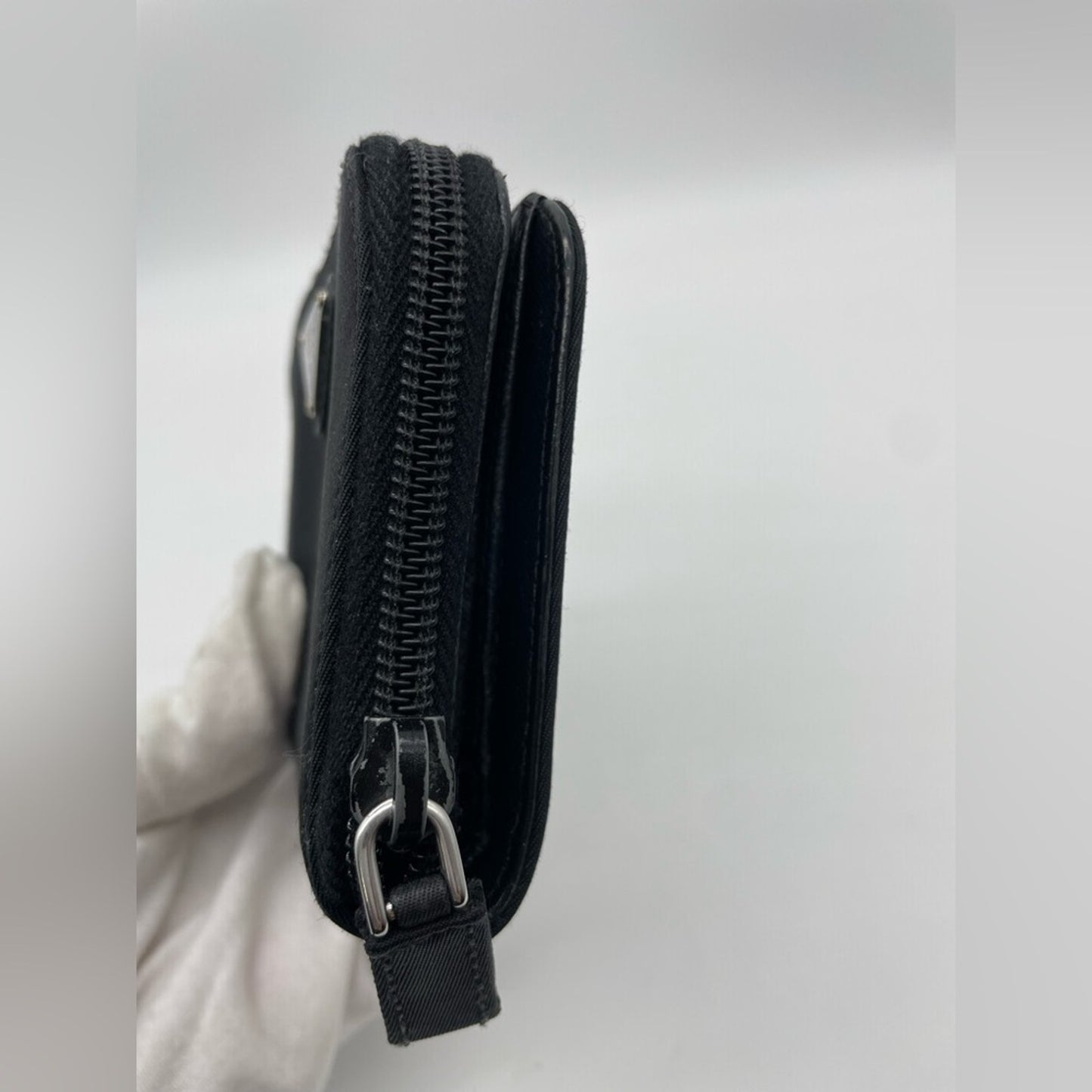SOLD! Prada Nylon Short Zippy Wallet