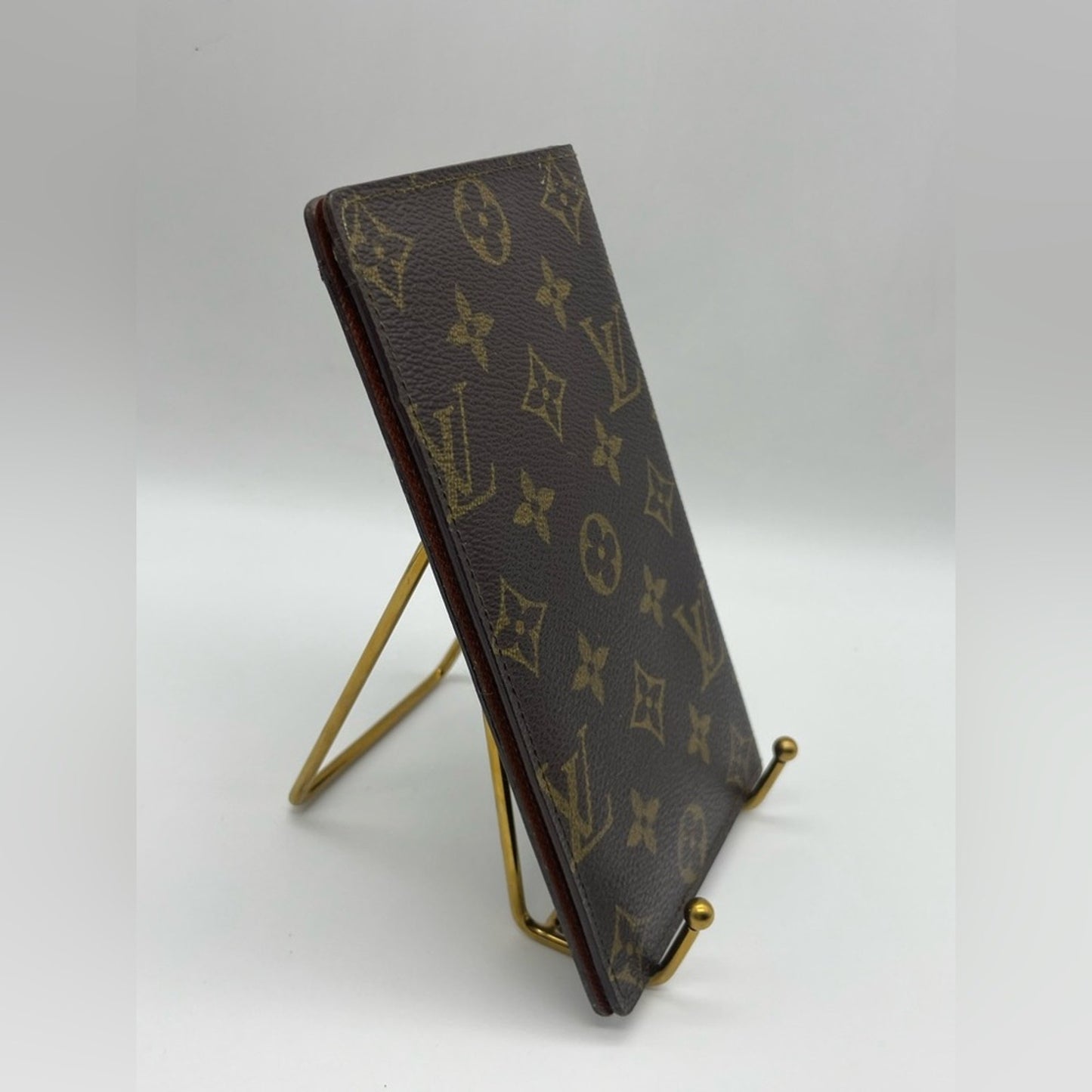 Louis Vuitton Monogram Checkbook Long Wallet