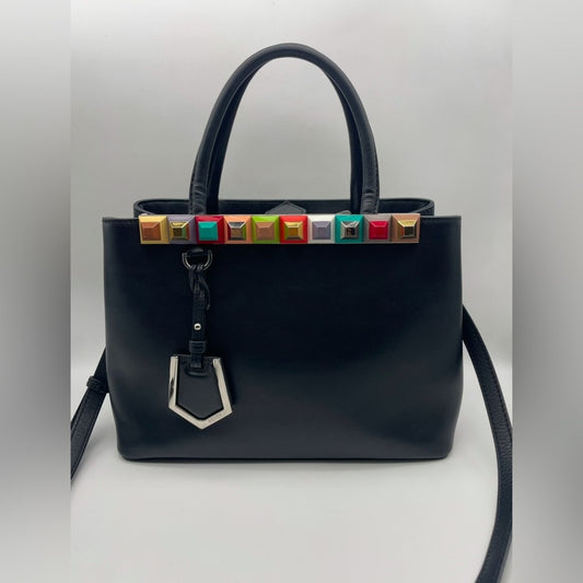 Preloved Fendi 2jours Studded Two Way Bag