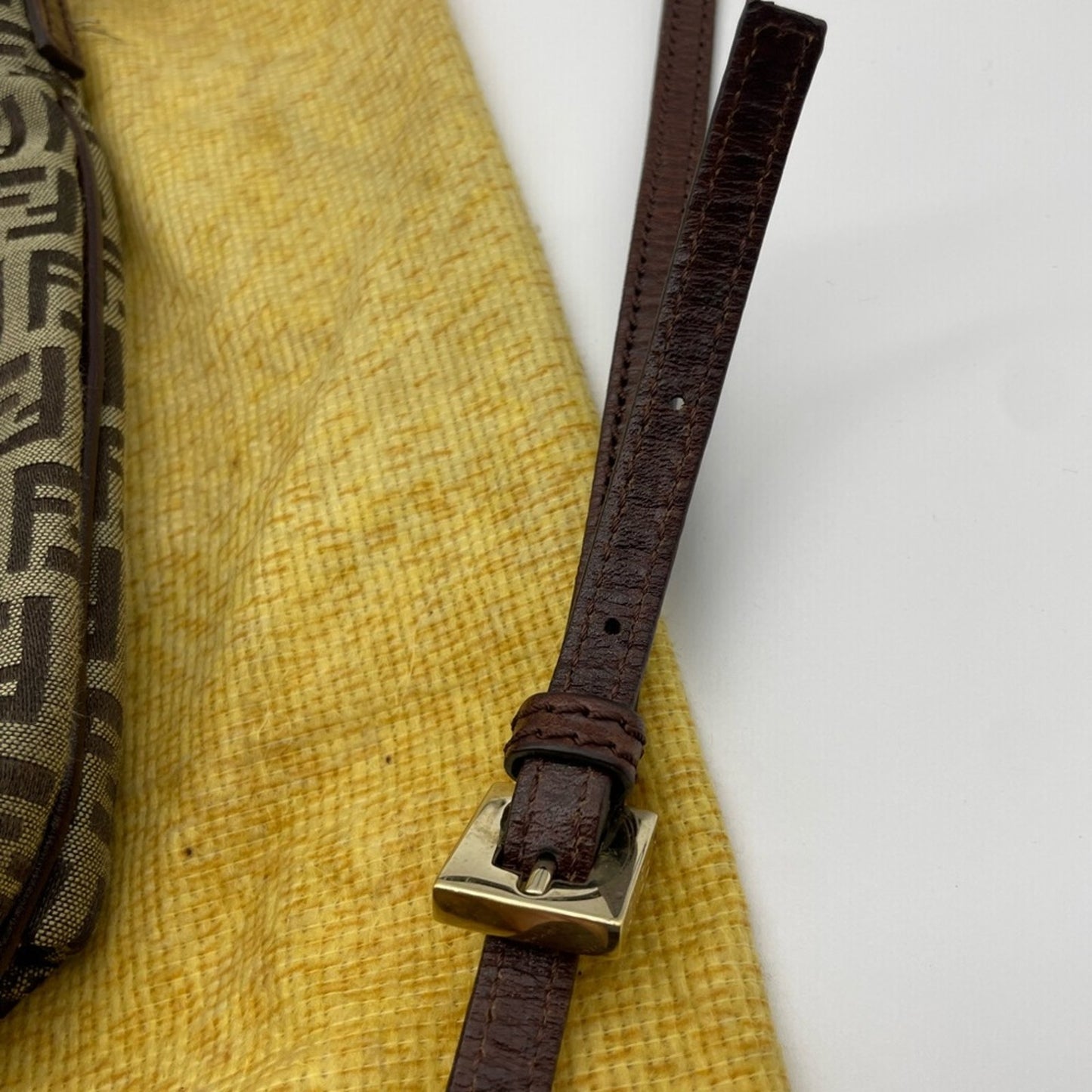 SOLD! Fendi Zucchino Crossbody Bag