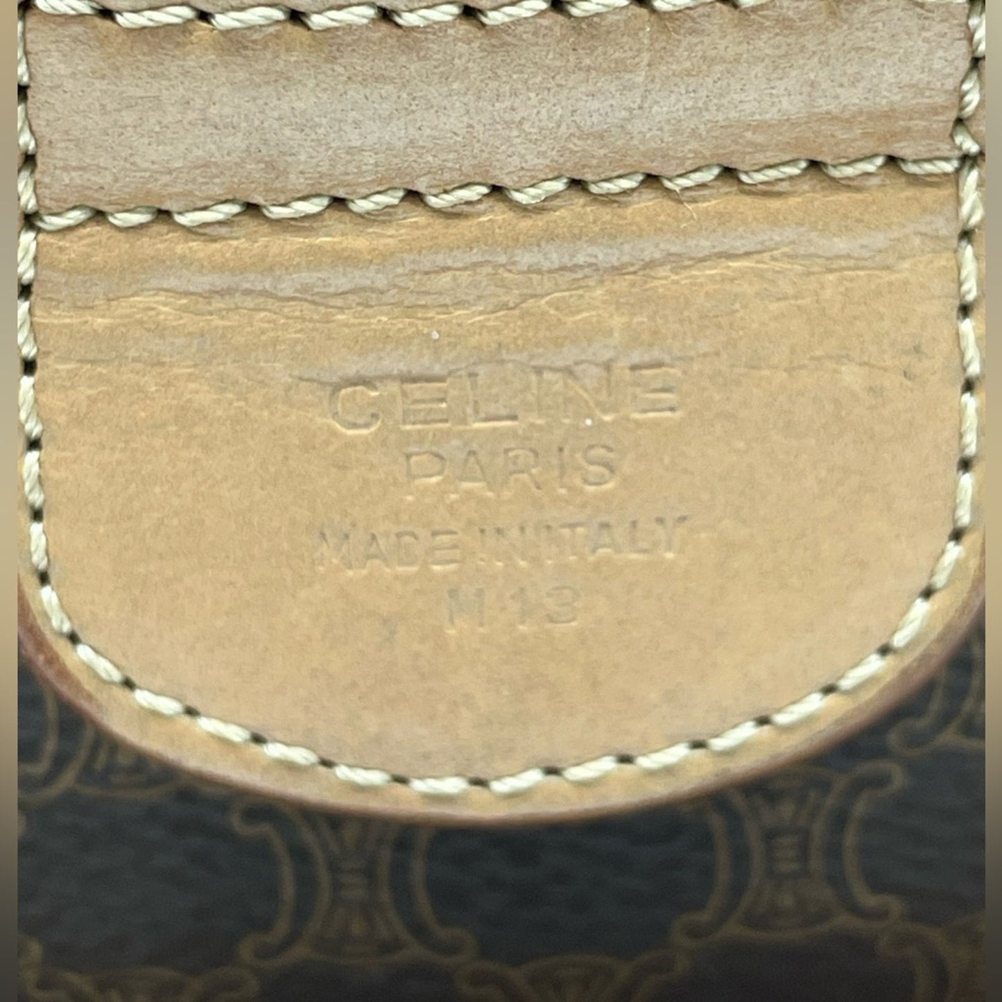 SOLD! Celine Macadam Boston Bag