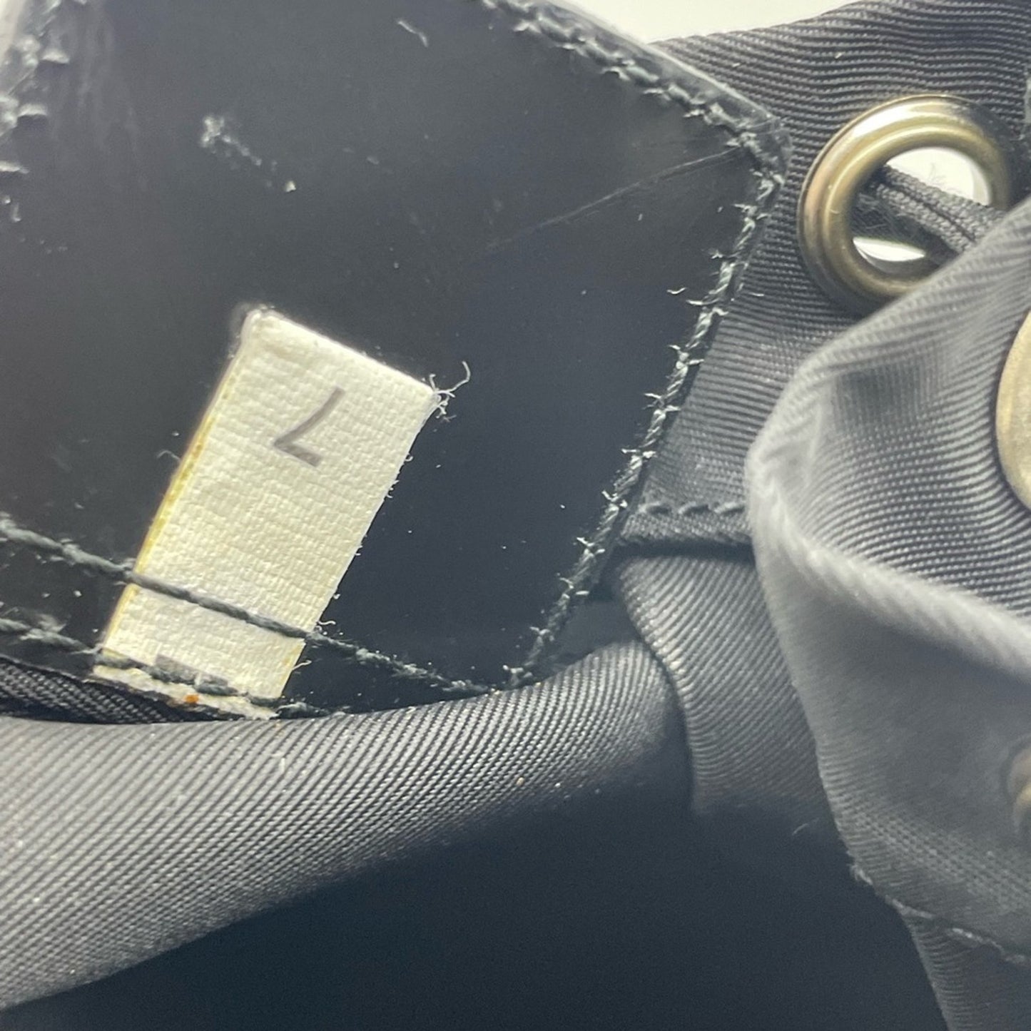 SOLD! Prada Nylon Drawstring Bucket Pouch