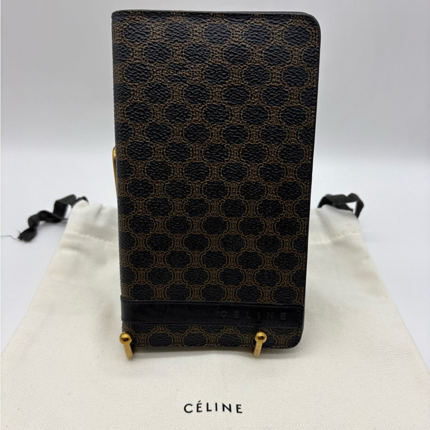 Céline Macadam Checkbook Long Wallet