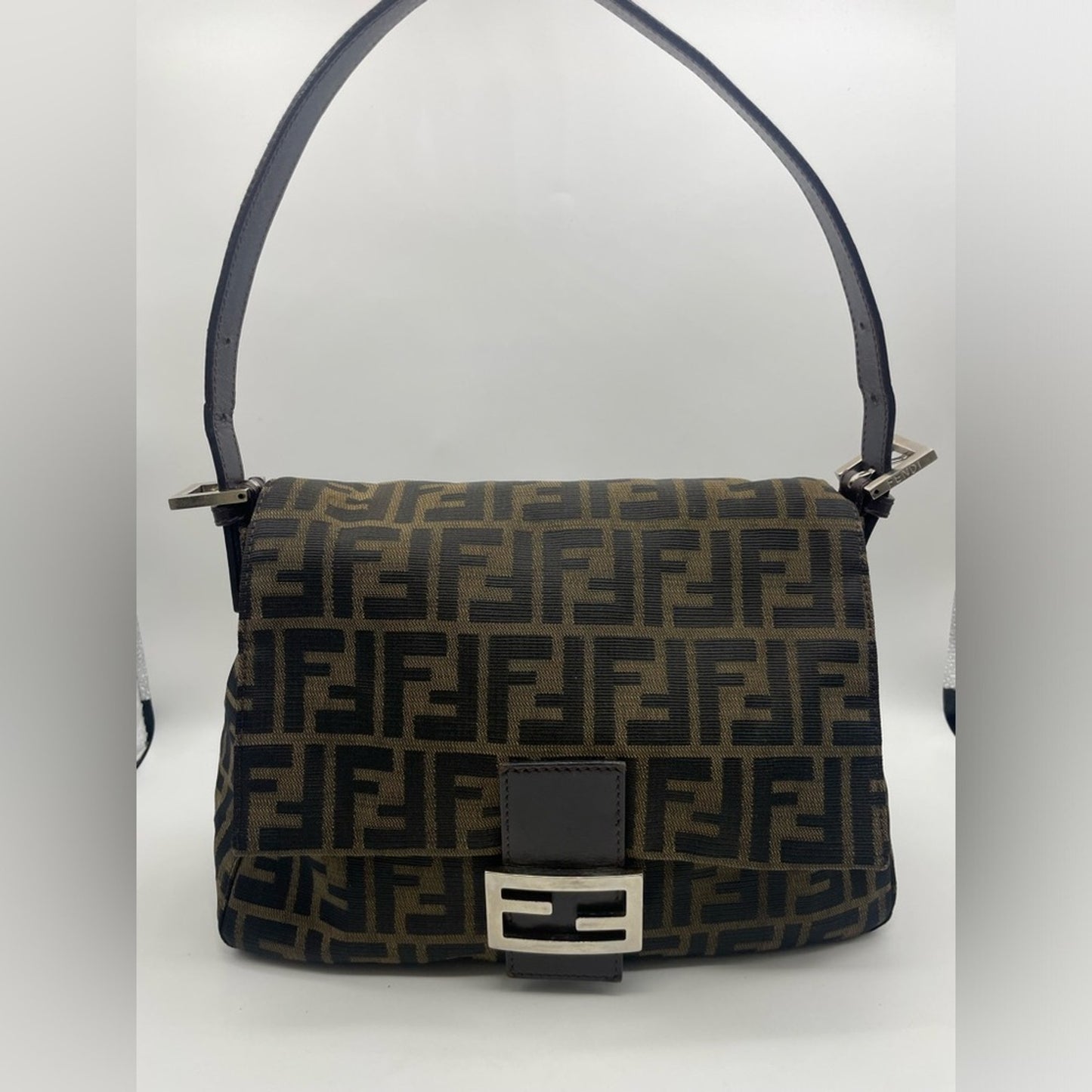 SOLD! Fendi Zucca Baguette Bag