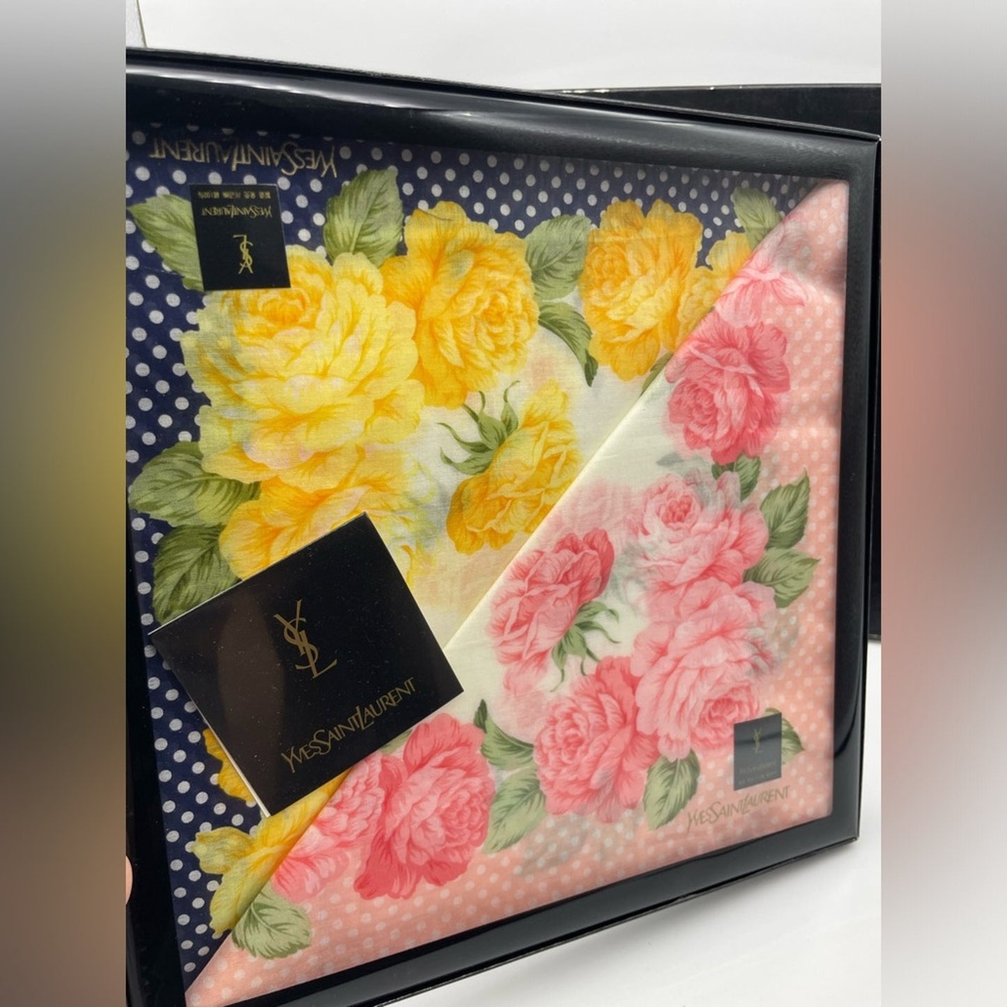 YSL Handkerchief Mini Scarf