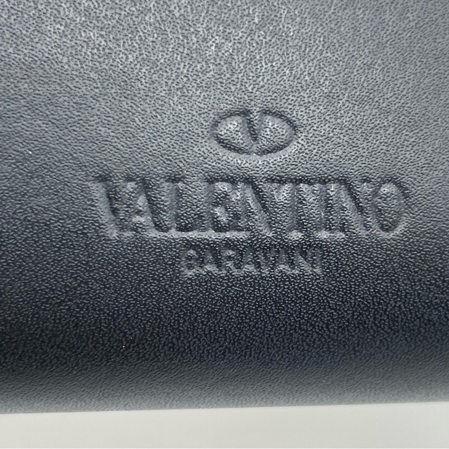 Valentino Garavani Black Leather Short wallet