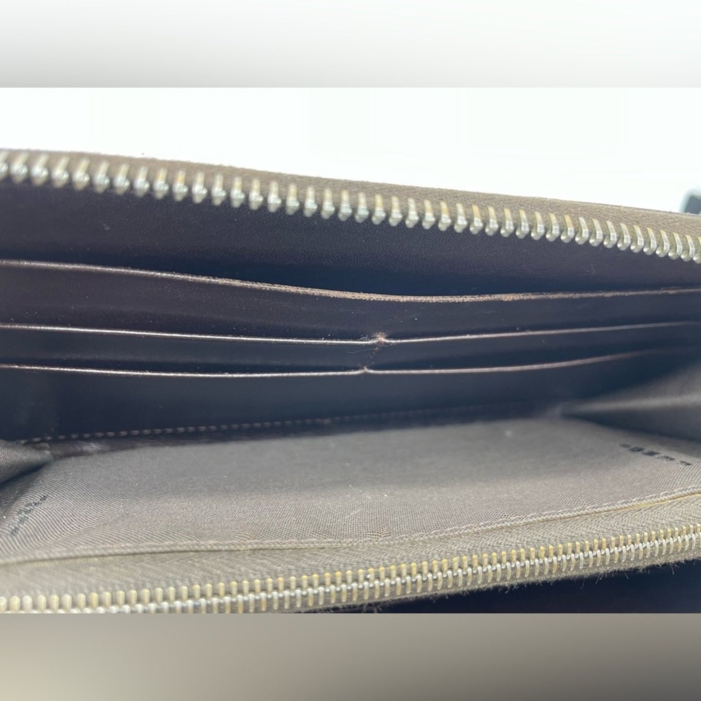 Fendi Zucca Zippy Wallet