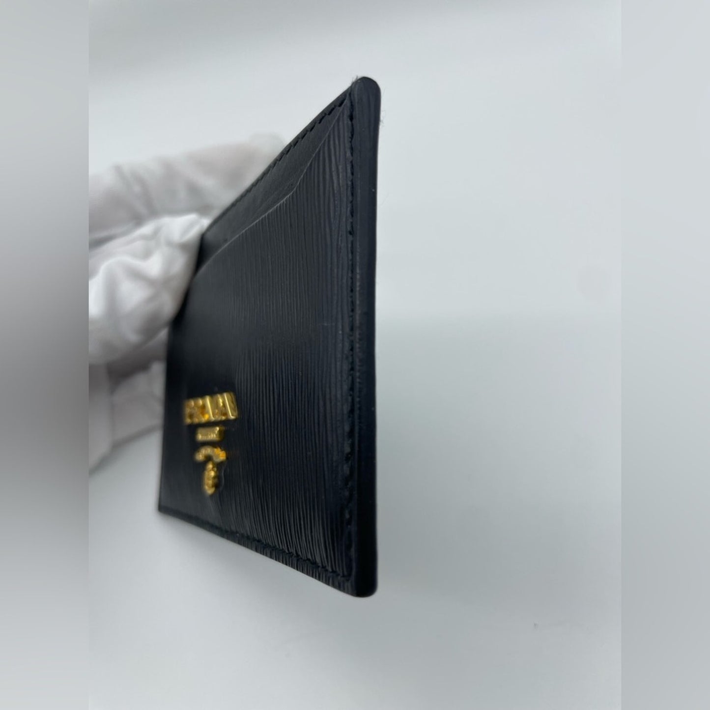Prada Leather Card Case Wallet