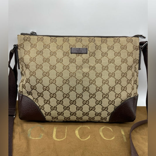 Gucci Canvas Crossbody Bag
