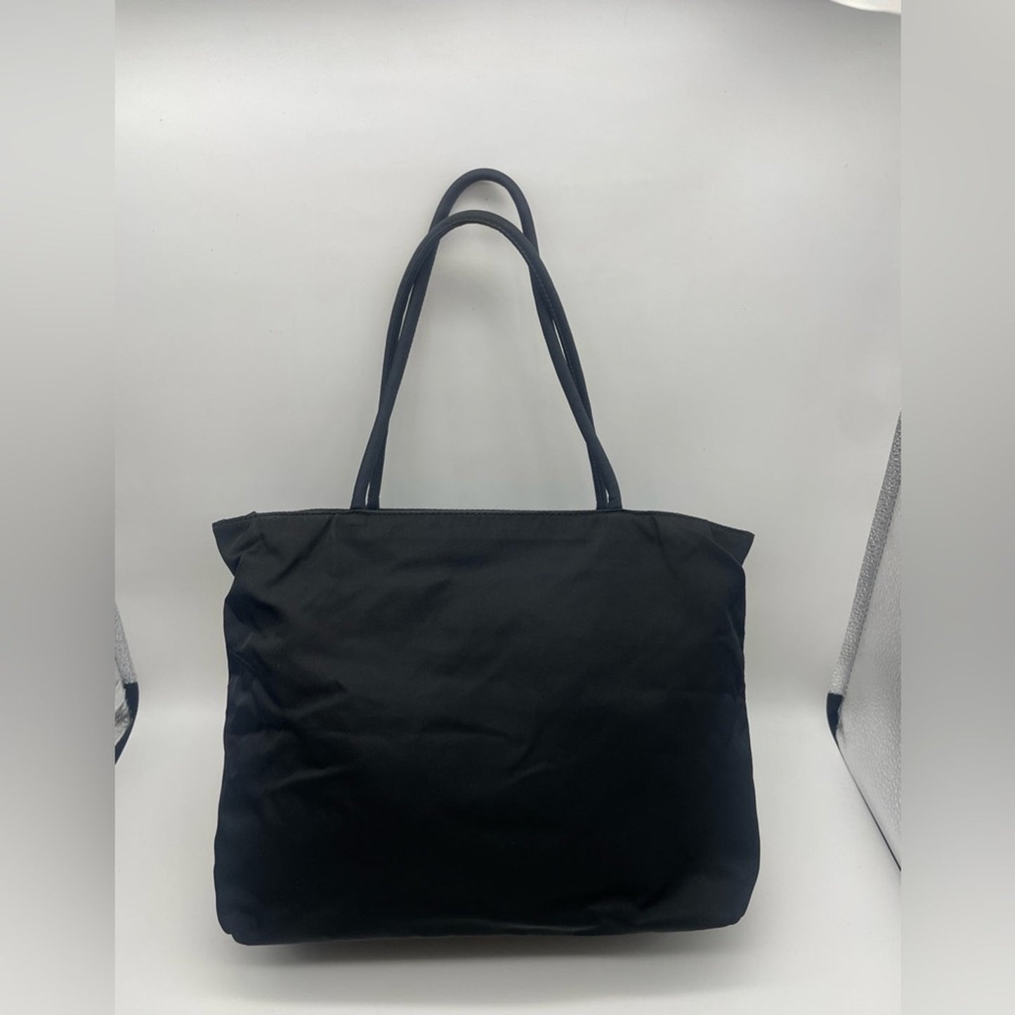 Prada Black Nylon Tote Bag