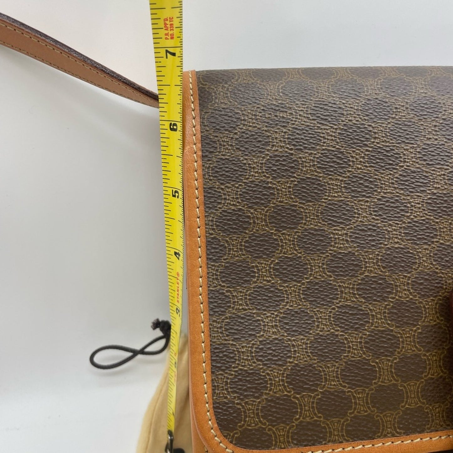 SOLD! Celine Macadam Double Flap Sling Bag