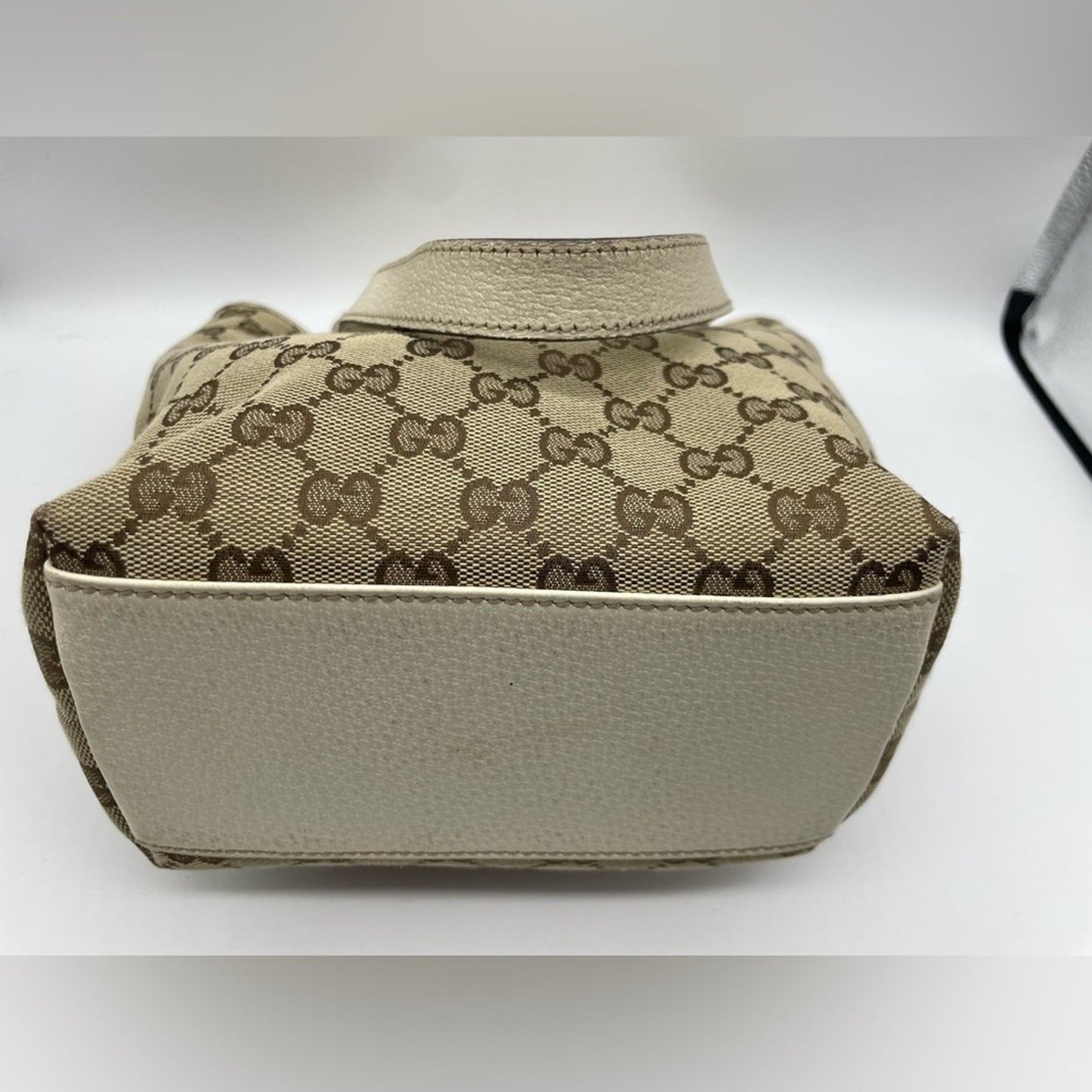 SOLD! Gucci Canvas Bucket Bag