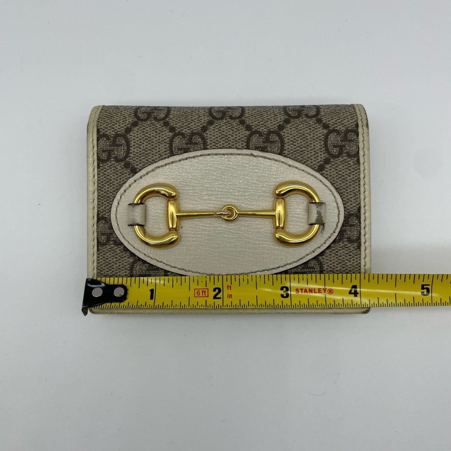 Gucci Horsebit PVC Leather Bifold Wallet