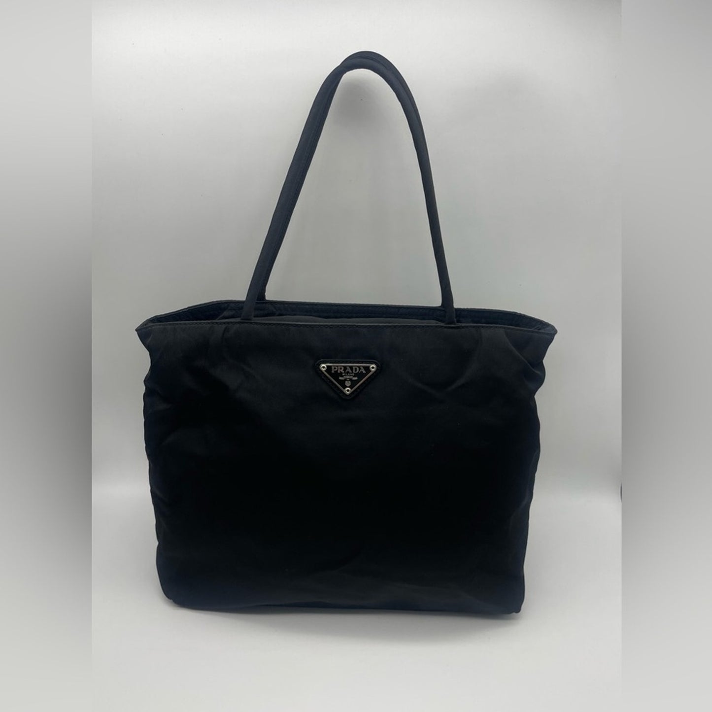 Prada Black Nylon Tote Bag