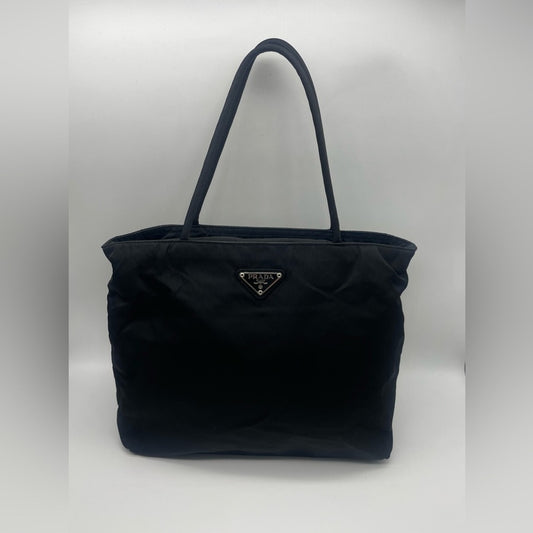 Prada Black Nylon Tote Bag