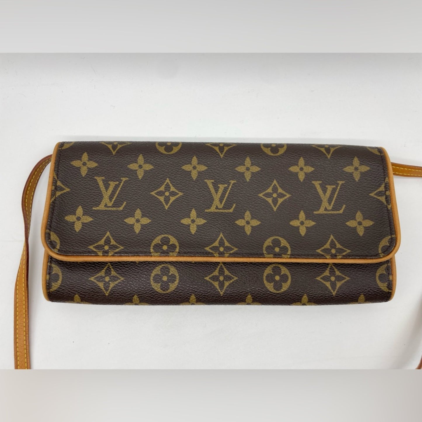 SOLD! Louis Vuitton Monogram Twin Pochette Sling Bag