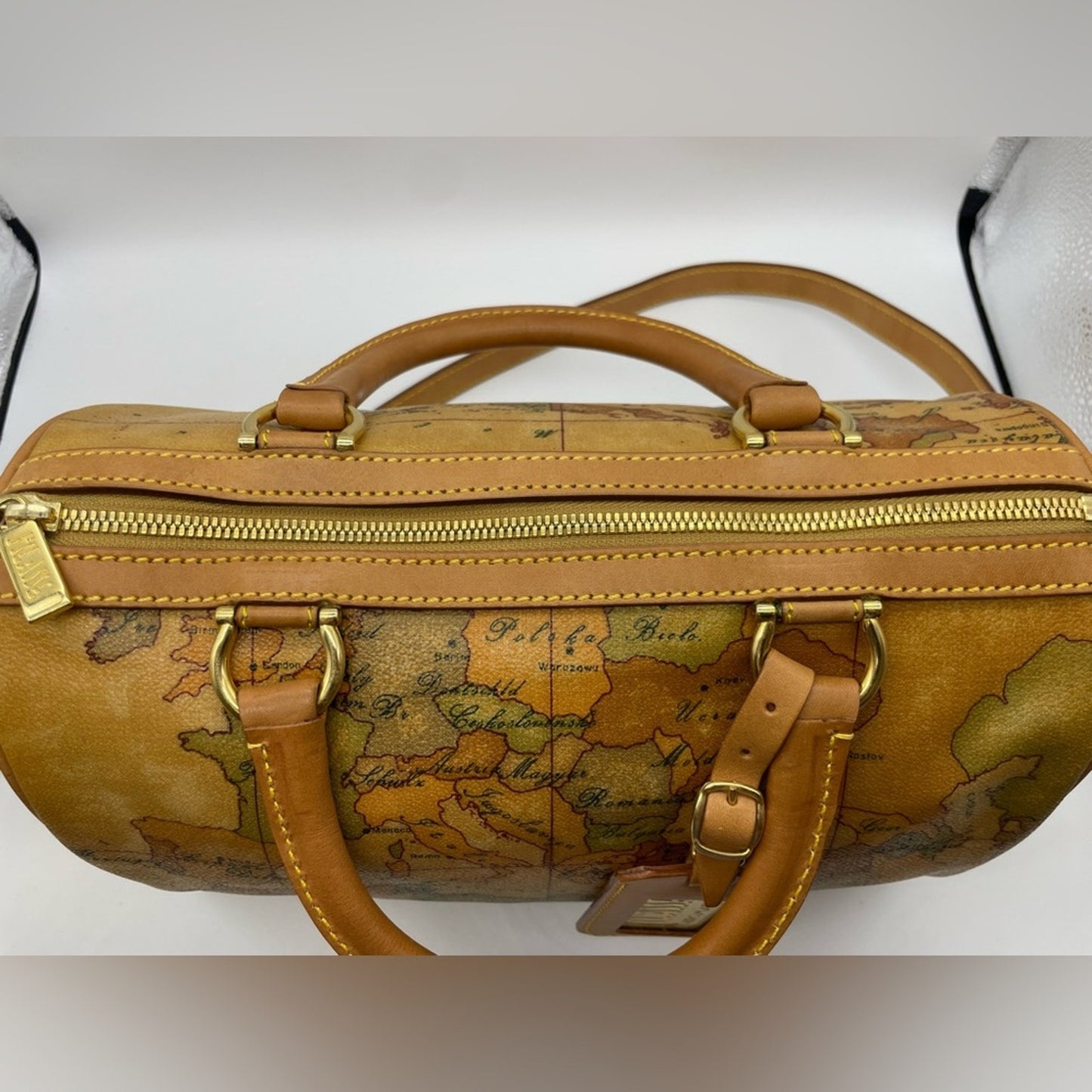 SOLD! Alviero Boston Bag two way bag