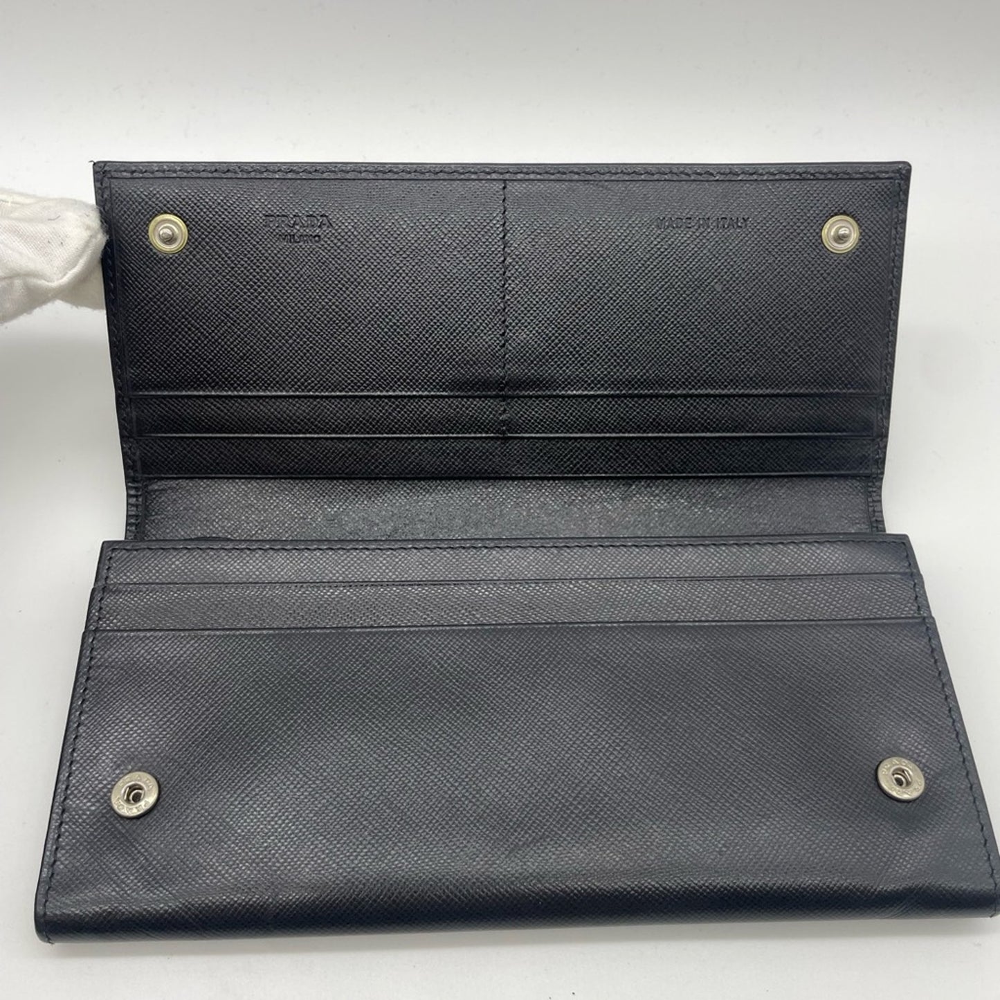 SOLD! Prada Saffiano Leather Bifold Wallet