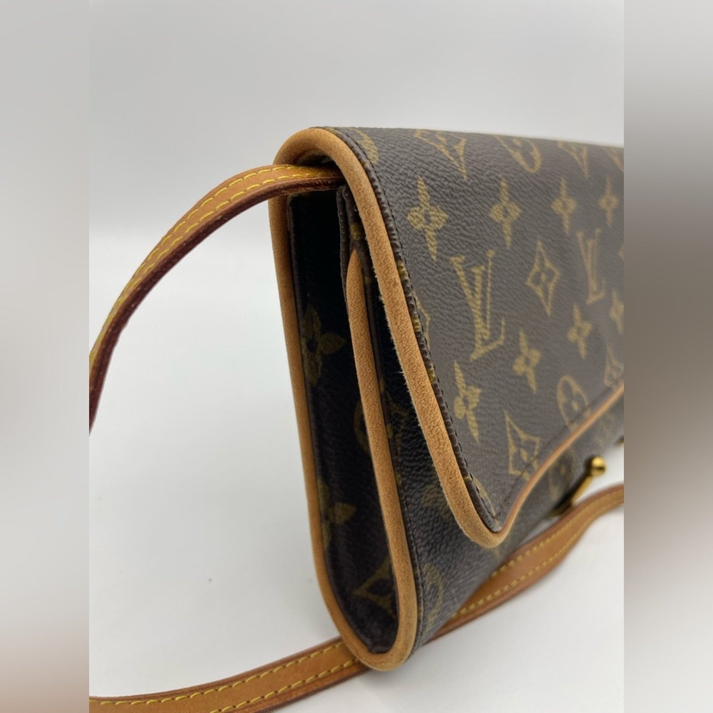SOLD! Louis Vuitton Monogram Twin Pochette Sling Bag