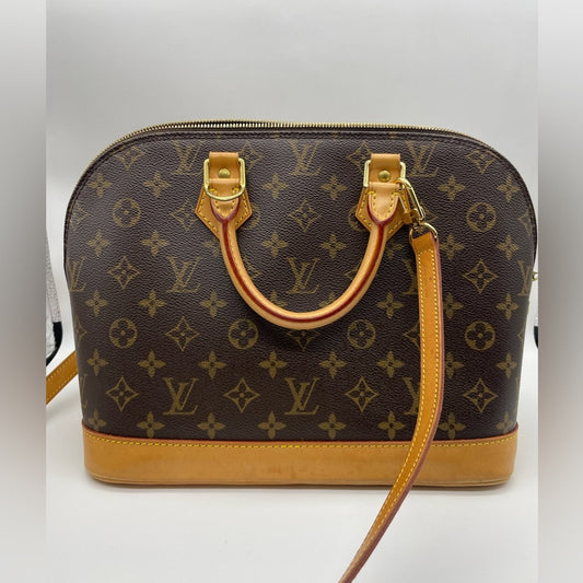 SOLD! Louis Vuitton Alma Monogram with LV Strap