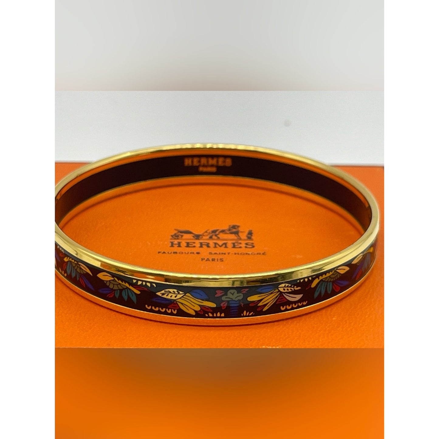 Hermes Enamel Bangle