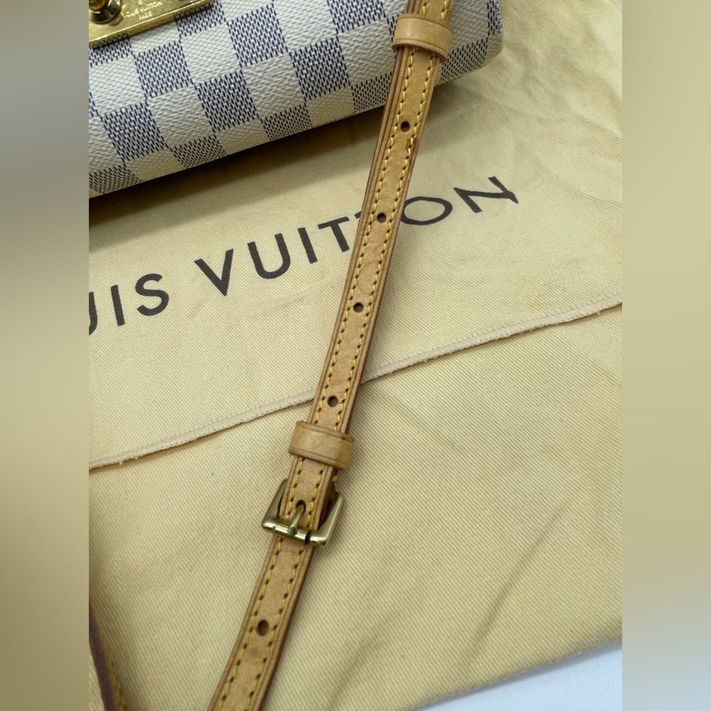 Louis Vuitton Damier Azur Croisette Two Way Bag