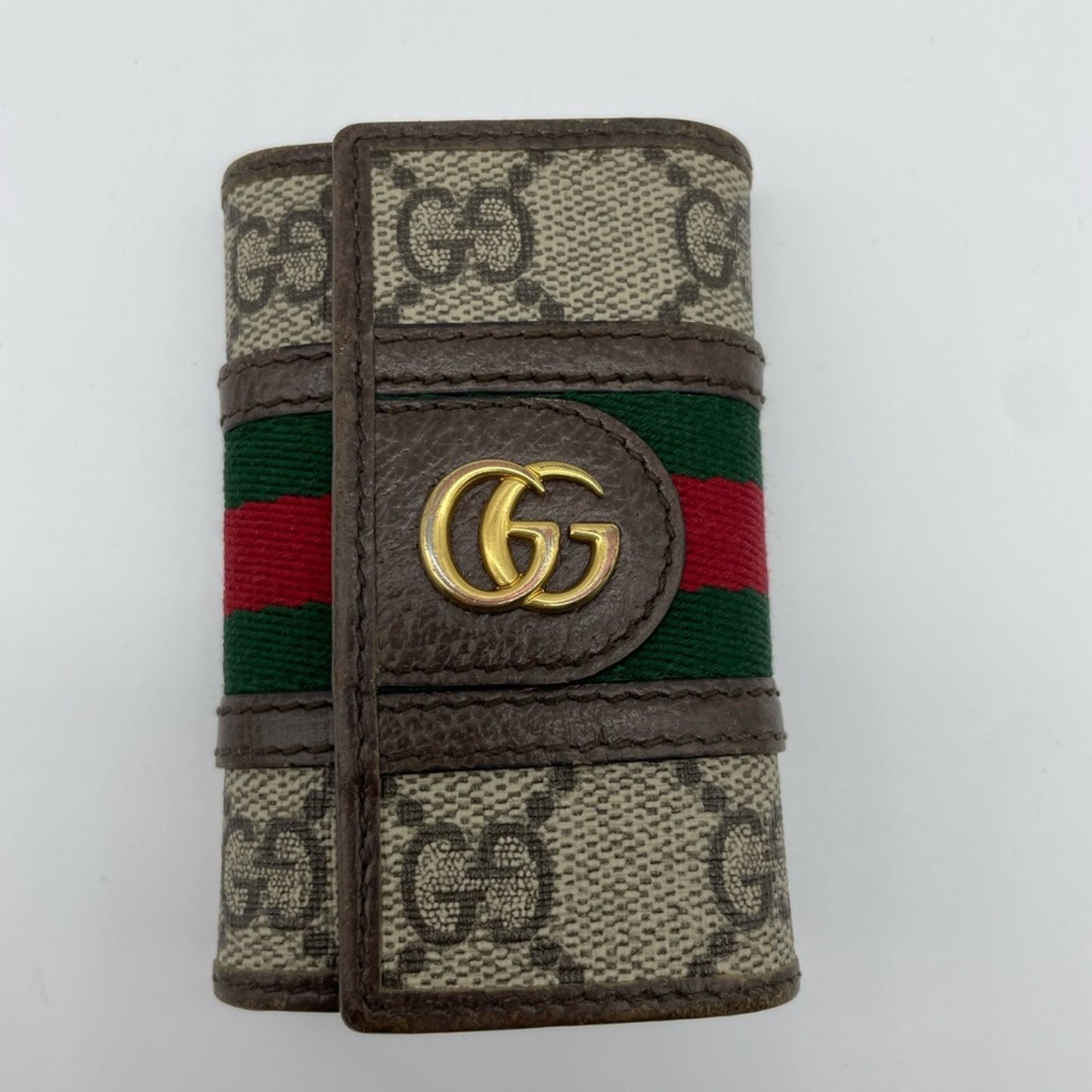 SOLD! Gucci Sherry Line PVC leather Key Case