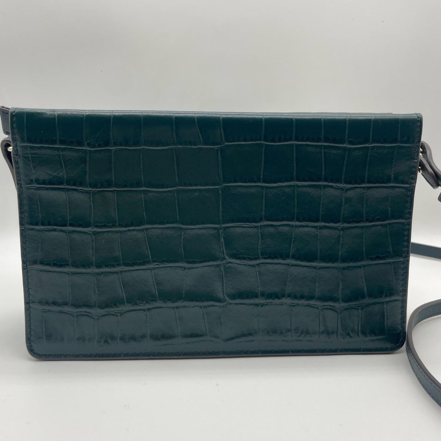 Furla Croc-Embossed Crossbody Bag