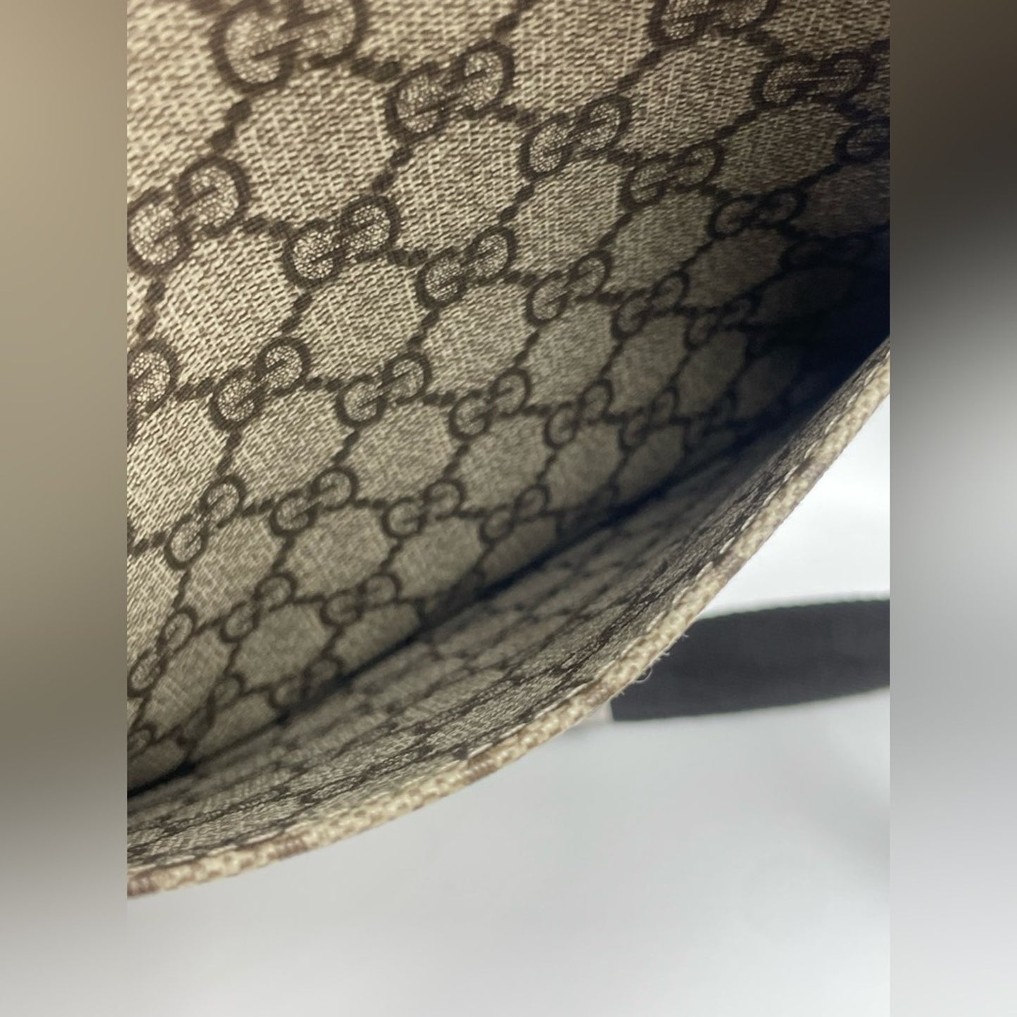 Gucci PVC Leather Sling/Crossbody Bag