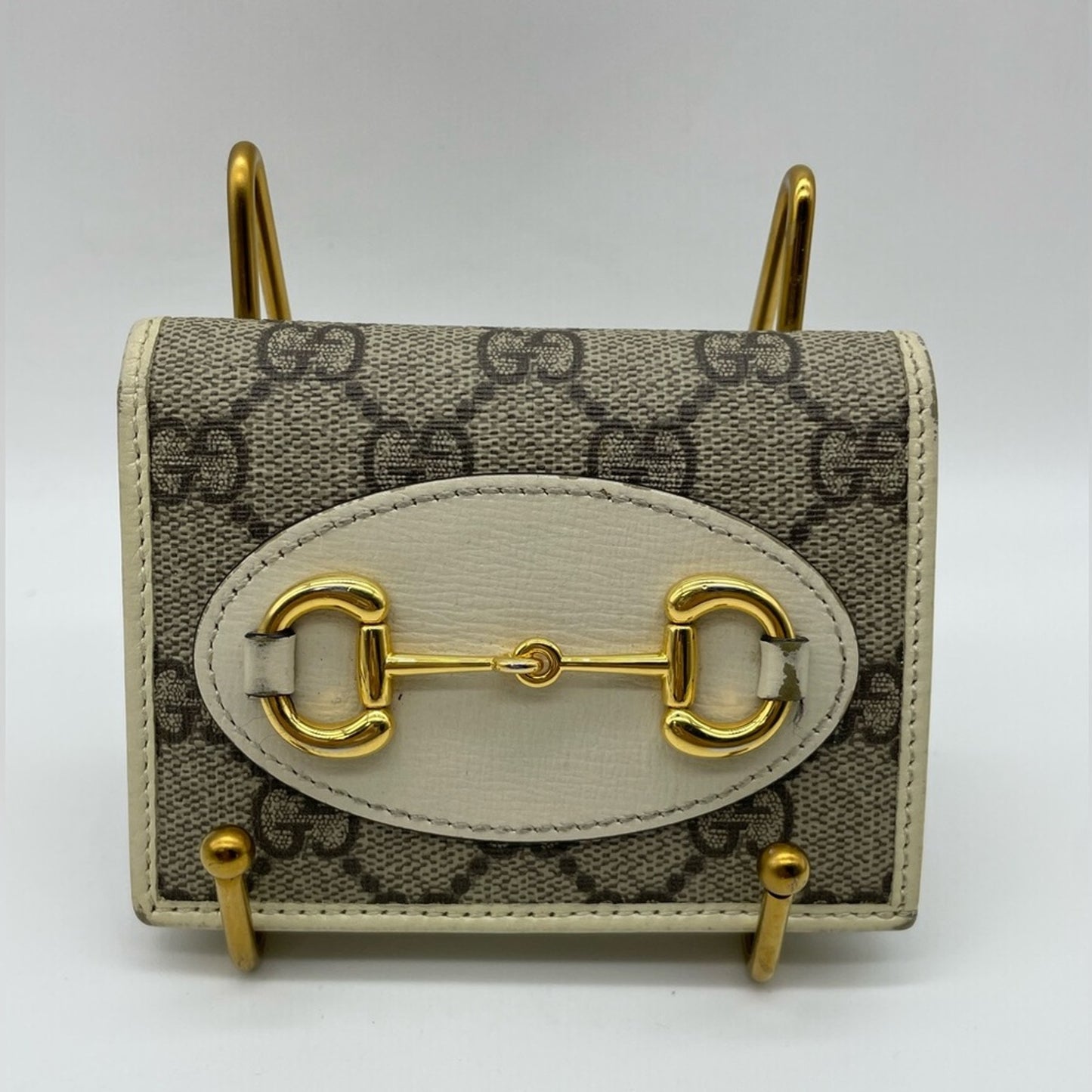 Gucci Horsebit PVC Leather Bifold Wallet