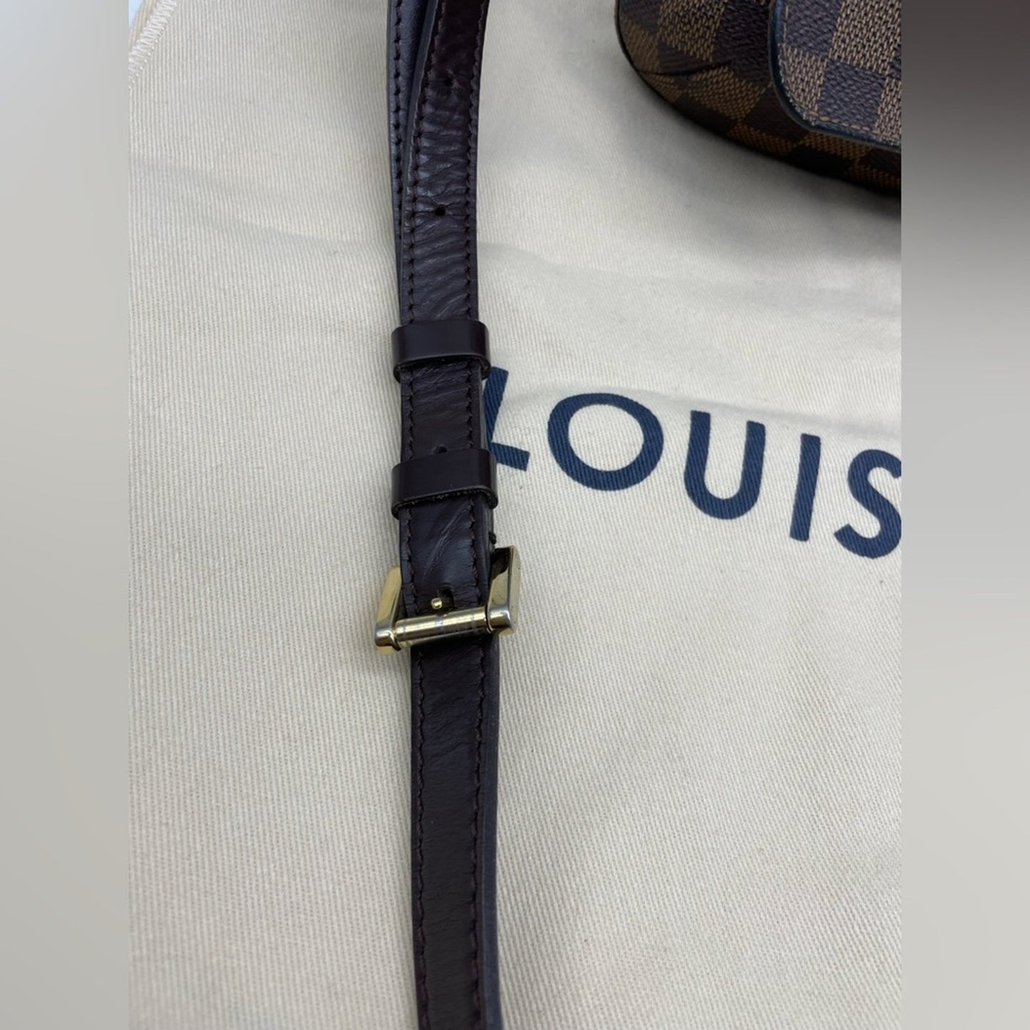 Louis Vuitton Damier Musette Ebene Crossbody Bag