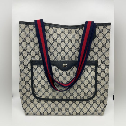 SOLD! Gucci Sherryline PVC Leather Tote Bag
