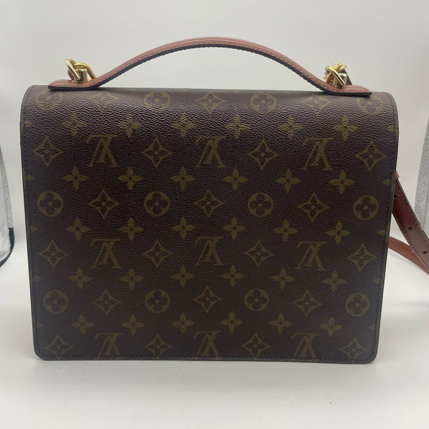 SOLD! Louis Vuitton Monogram Monceau Two Way Bag