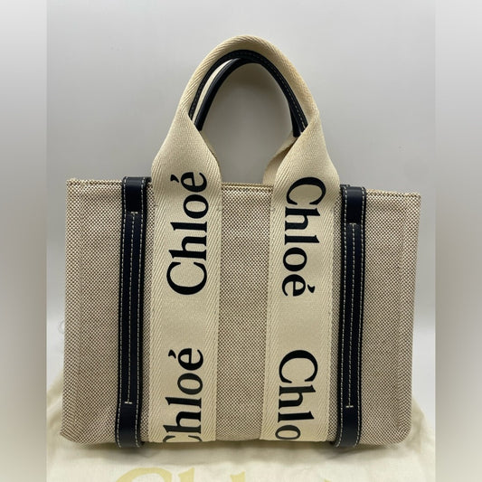 Chloè Woody Canvas Hand Bag